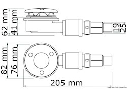 Piletta di scarico WHALE con sensore automatico IC